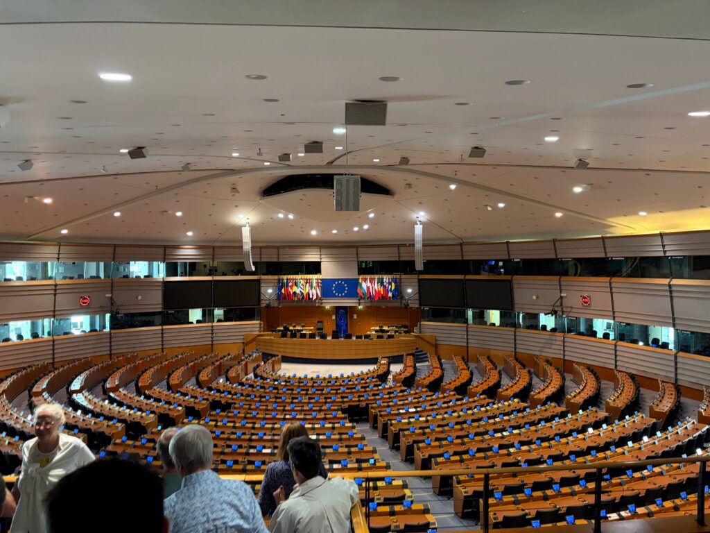 Plenarsaal im EU Parlament